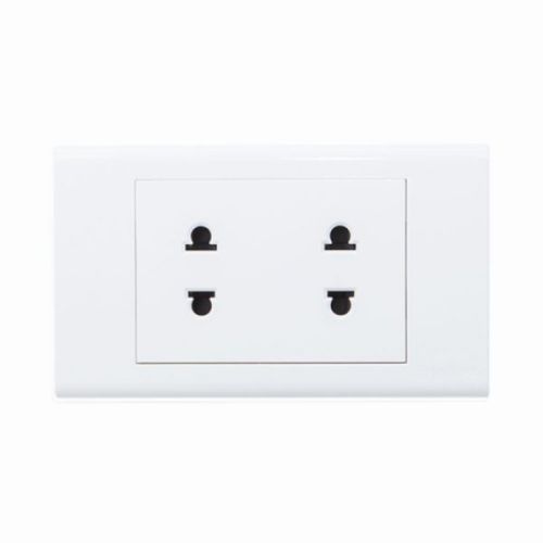 Ổ cắm đôi 2 chấu S18U2